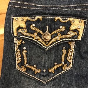 Venus Embellished Pocket Rhinestone Denim Jeans